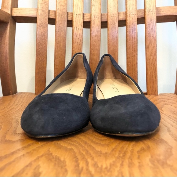 🌈 6/$60, Talbots, Suede Wedge Heels, Black, Size 8 - Picture 8 of 8